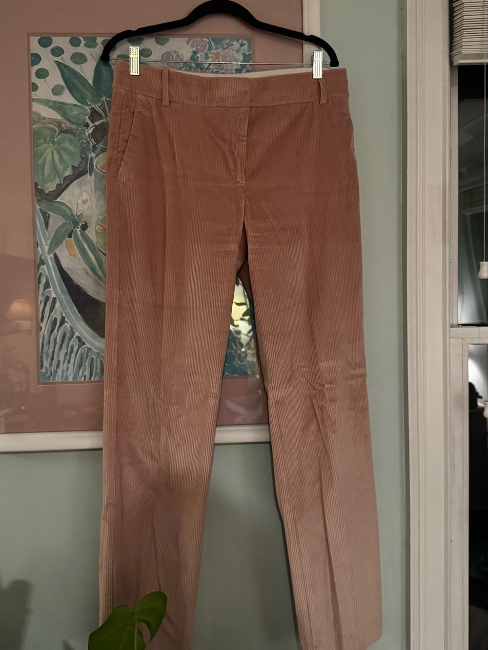 Reiss Pink/ peach Corduroy pants